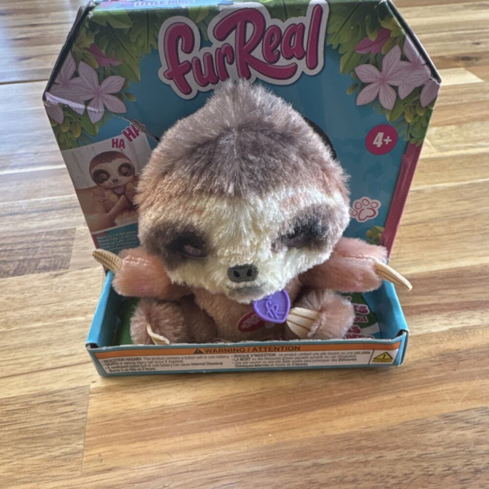 FurReal My Minis Little‎ Hugs Sloth Interactive Plush Toy 2024